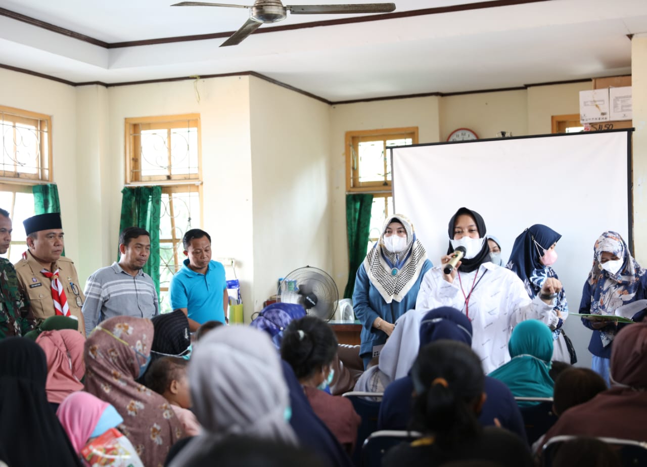 Menuju Zero Stunting, Wawali Fatmawati Rusdi bersama tim TPPS Gerebek Stunting di Dua Puskesmas